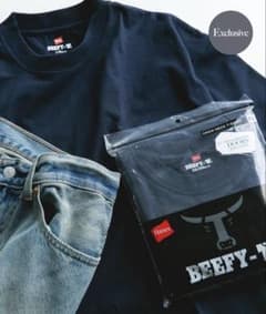 『別注』HANES×DOORS BEEFY-TFIT SHORT-SLEEVEのサムネイル