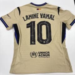 ら*。様 FCバルセロナ ラミンヤマル10 シャツオーセンテイック - メルカリ