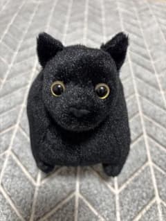 이불치 Zoo 냥코 mini2 마스코트 볼 체인 봉제인형 검은 고양이