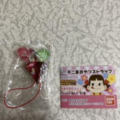 バンダイ 不二家おやつストラップ パラソルチョコ 不二家 ペコちゃん