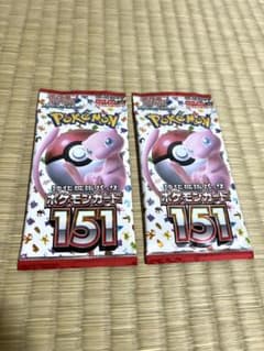 ポケモンカードゲーム 強化拡張パック 151 2パックセットのサムネイル