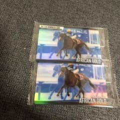 アフリカンゴールド 京都記念 競馬カード 2枚セットのサムネイル