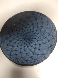 骨董 京都 楽焼 陶器製皿5個セット 明治〜大正 アンティーク さしみ