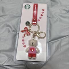 スターバックス バレンタイン2025キーチェーンべアリスタのサムネイル