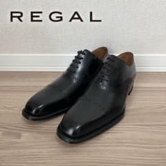 新品】高級 REGAL ストレートチップ レザーシューズ 革靴 25.5cm