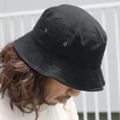 バケットハット 帽子　ニューハッタン　黒のサムネイル