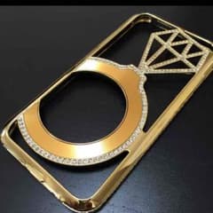 iPhone6、6s専用ラインストーンメタルカバーのサムネイル