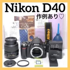 美品✨Nikon D40✨シングルレンズ✨作例あり✨初心者様向け✨スマホ 