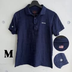 BRIEFING GOLF ブリーフィングゴルフ カモフラ柄ポロシャツ Mサイズ