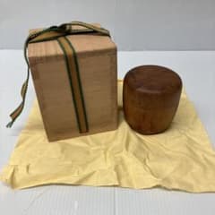 茶道具　杉の根 棗 共箱付き 一休寺 樹齢500年以上 木工芸 茶道具 杉の根 棗 共箱付き 一休寺 樹齢500年以上 木工芸 - メルカリ