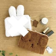 ミッフィー　ポーチ　スナッフィー　もこもこ　犬　miffy snuffy