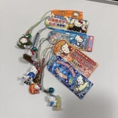 ⑰ハローキティ ご当地根付けストラップ 4点セットのサムネイル