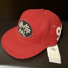 RRL ダブルアールエル チェッカーフラッグ キャップ 新品未使用品訳あり RRL ダブルアールエル チェッカーフラッグ キャップ 新品未使用品訳