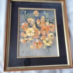 東郷たまみ（と思われます）　絵画「篝」（かがり） 東郷たまみ（と思われます） 絵画「篝」（かがり） - メルカリ