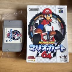 【箱説明書有】マリオカート64 MARIOKART64 ソフトのサムネイル
