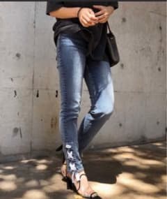 Ameri VINTAGE  SIDE LACE UP SKINNY DENIMのサムネイル