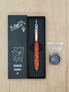 新品 こぶた工房 極上花梨瘤 赤青瘤 シャープペンシル0.5 - メルカリ
