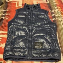 DIESEL ネイビー ダウンベスト キルティングのサムネイル