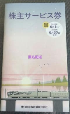 JR東日本 サービス券(冊子のみ)のサムネイル