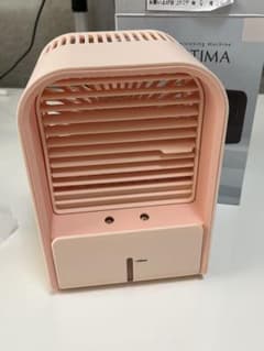 【未使用】MOISTIMA FAN 加湿機能付 卓上扇風機 ピンクのサムネイル