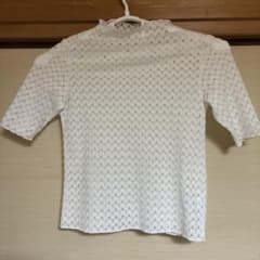 GU レース トップス ホワイト Lサイズ