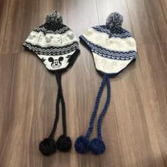 東京ディズニーリゾート ニット帽 耳当て ミッキーマウス - メルカリ