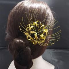 髪飾り　彼岸花のサムネイル