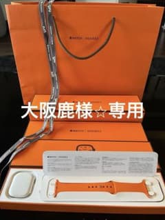 Apple Watch10 Band HERMES 純正オレンジバンドM/L