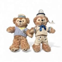 ダッフィー　ぬいぐるみバッジ　2個セットのサムネイル
