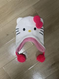 헬로키티 어린이용 니트 모자 52cm ~ 54cm