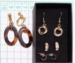 新品未使用ピアス・イヤリング４点まとめのサムネイル