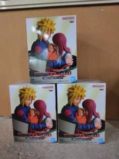 NARUTO 피규어 웨이브 미나토 우즈마키 쿠시나 우즈마키 나루토