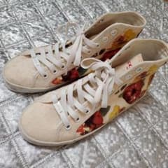 COACH　コーチ 花柄 ハイカットスニーカーのサムネイル
