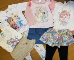 女の子　90㎝　ディズニープリンセス　秋冬　まとめ売りのサムネイル