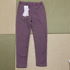裏起毛パンツ 130cm パープルのサムネイル