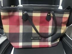 BLUE LABEL CRESTBRIDGE チェック　A4 トートバッグのサムネイル