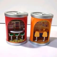 コカ・コーラ ファンタ ミニチュア缶 2個セット