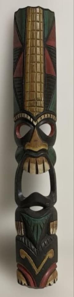 アフリカ木彫り　民芸品　お面　ヴィンテージ アフリカ 木製 お面 民族 | Shop at Mercari from Japan! | Buyee