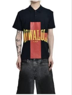mowalola グラフィックポロシャツ MOWALOLA TOKYO LOTTA POLO SHIRT | GALAXIES