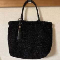 美品】アンテプリマミスト☆ふわふわ黒バッグ - メルカリ