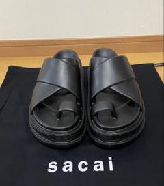 SACAI ブラック Foam Multiple Sole サンダル 26 sacai Black Foam Multiple Sole Sandals Sacai