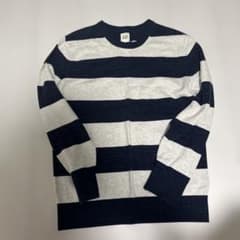 GAP ネイビーグレー ストライプ セーター XSのサムネイル