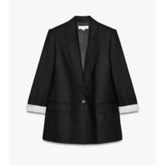 ZARA プリント柄カフスリネンブレザー - メルカリ