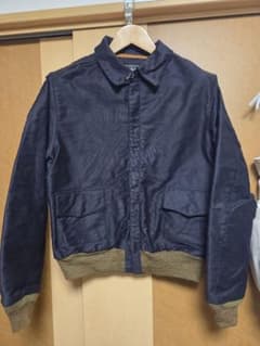 極美品buzzricksons cottonA-2 ネイビー L BR19234 極美品buzzricksons cottonA-2 ネイビー L BR19234 - メルカリ