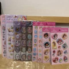 ディズニー プリンセス シール まとめ売り 9点セットのサムネイル