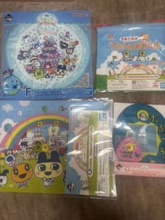 未開封 一番くじ たまごっち タオル 巾着 ファイル ジッパーバッグ セットのサムネイル