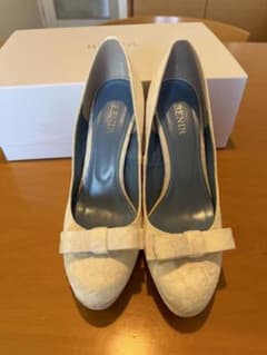 BENIR ウェディングシューズ パンプス レース リボンのサムネイル