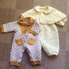 あったかキルトのロンパース&2way (70) 2枚セットのサムネイル