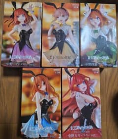 五等分の花嫁 バニーガールフィギュア 5体セット - メルカリ