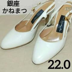 銀座かねまつ バックストラップサンダル ミュール 22 ミュール 日本製